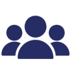 Group of 3 Dark Blue